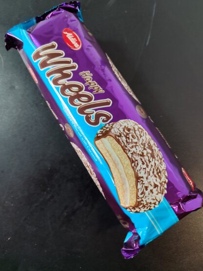 Happy Wheels Marshmallow sandwich with coconut