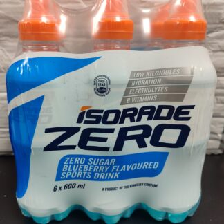 Isorade Zero Blueberry 6 X 600ml