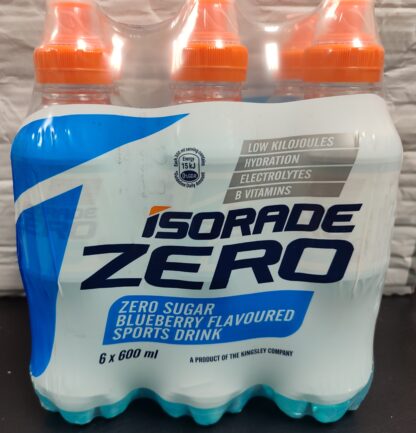 Isorade Zero Blueberry 6 X 600ml
