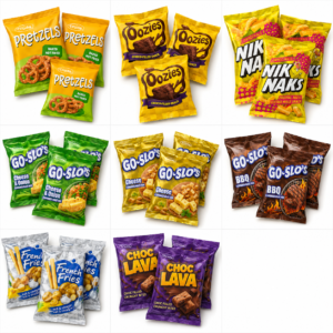 7 Snacks 8s or 10s for R99