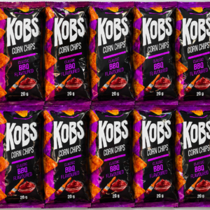Kobs BBQ corn chips 10s