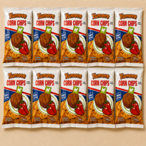 Yumeee Corn chips sweet chilli BBQ 10x24g