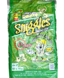Sniggles White Cheddar and Spring Onion 60 x 16g
